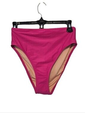 J. Crew High-Waist Women's Swim Bottom in Fuchsia Womens Size Small NWT
